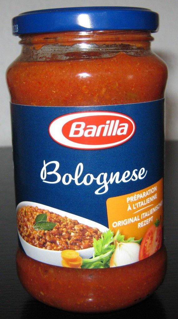 Barilla Bolognese (Tomatensauce mit Rind- und Schweinefleisch ...