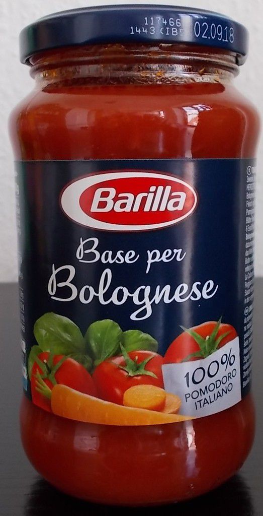Barilla Base per Bolognese (Tomatensauce - Basis für Bolognese-Sauce) -  BlogTestesser