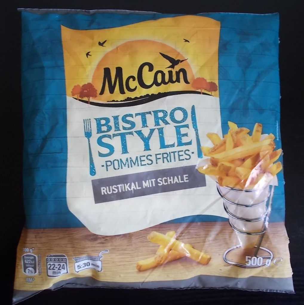 McCain Bistro Style Pommes Frites Rustikal mit Schale - BlogTestesser