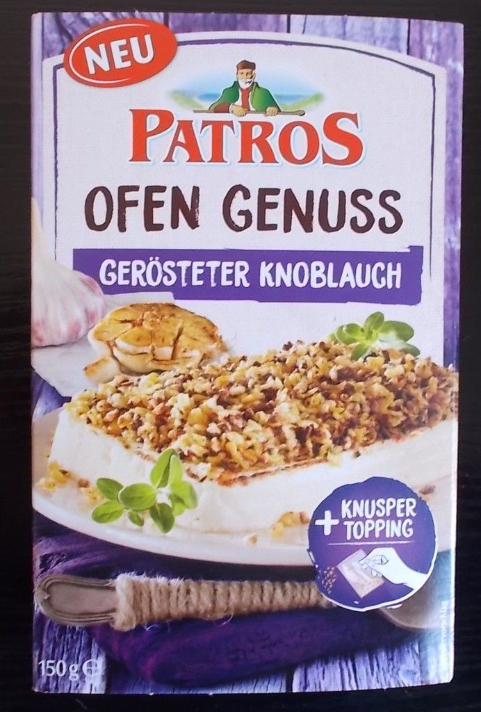PATROS Ofen Genuss Gerösteter Knoblauch + Knusper Topping - BlogTestesser