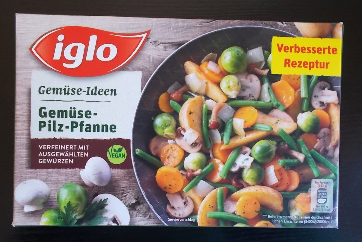 iglo Gemüse-Ideen Gemüse-Pilz-Pfanne - BlogTestesser