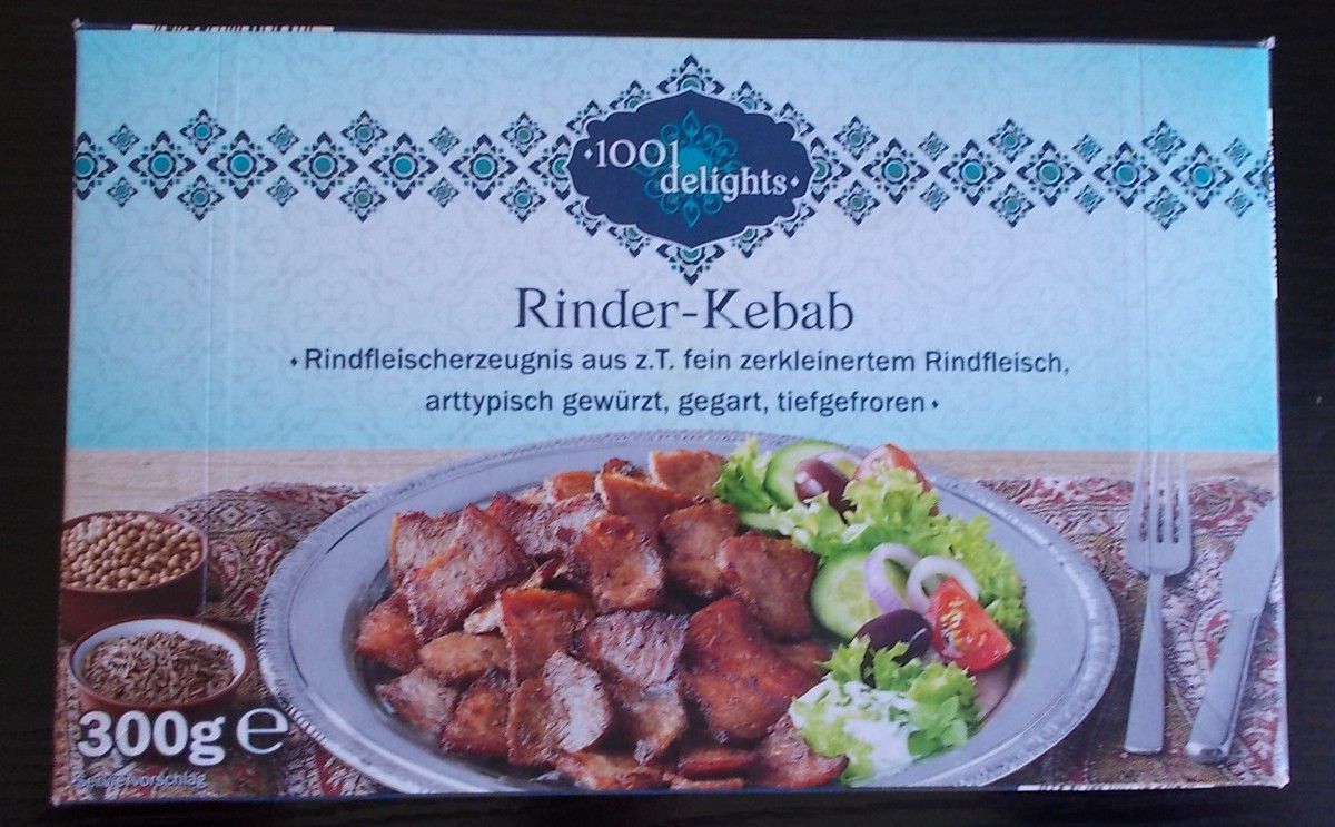 Lidl] 1001 Delights Rinder-Kebab - BlogTestesser