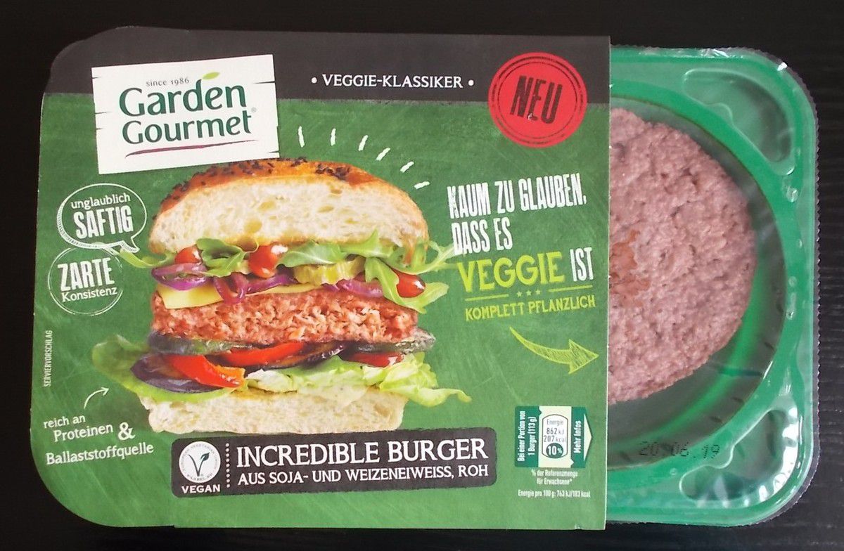 Garden Gourmet Incredible Burger Blogtestesser