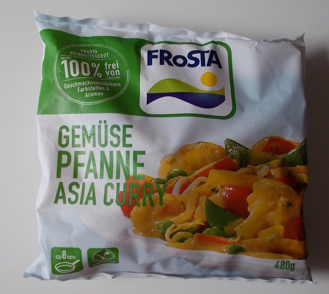 FRoSTA Gemüse Pfanne Asia Curry - BlogTestesser