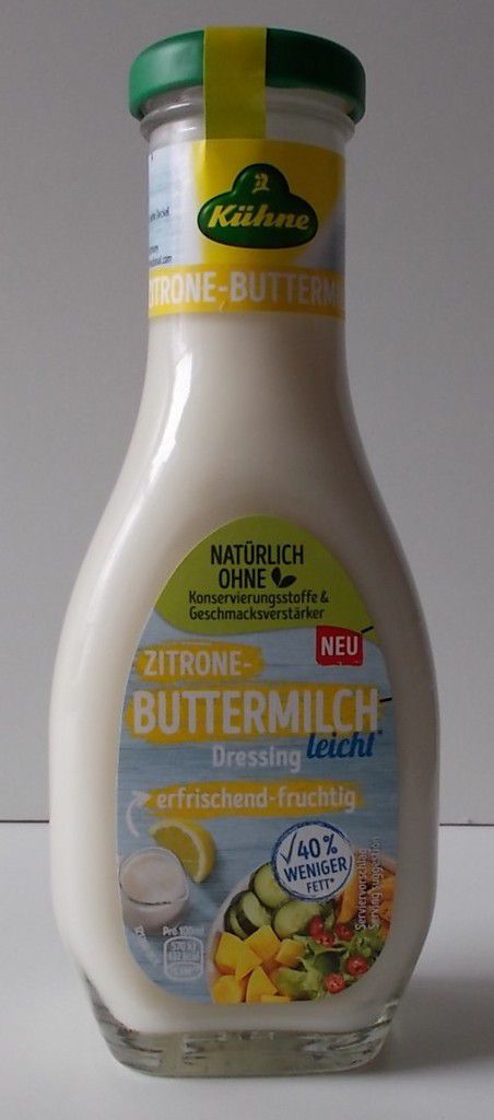Kühne Zitrone-Buttermilch Dressing leicht - BlogTestesser