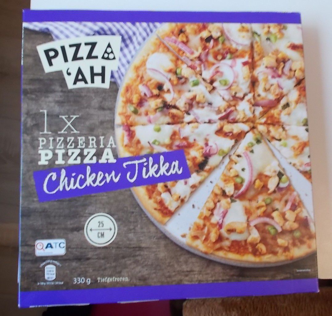 Aldi] Pizz'Ah Pizzeria Pizza Chicken Tikka - BlogTestesser