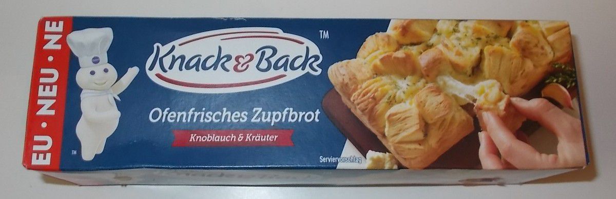 Knack & Back Zupfbrot Knoblauch & Kräuter - BlogTestesser