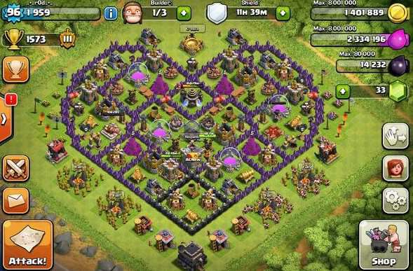 hack clash of clans free gems elixir and gold