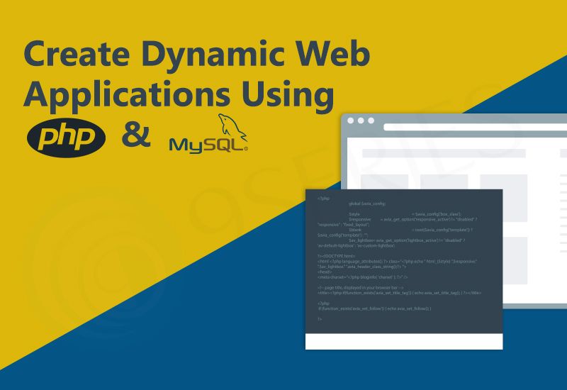 dynamic web application development using php and mysql