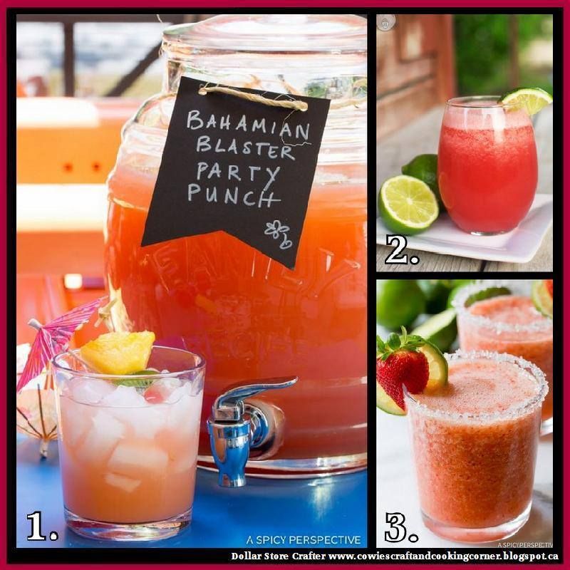 3 Delicious Party Drinks