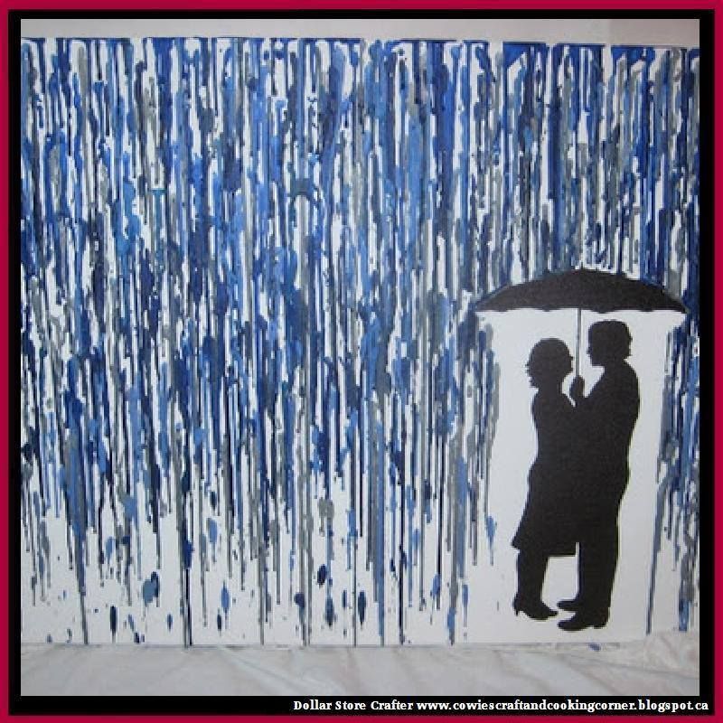 Turn A Personal 'Picture Turned Silhouette' Into Melted Crayon Art