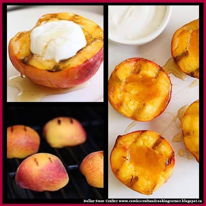 Grilled Peaches With Honey And Yogurt