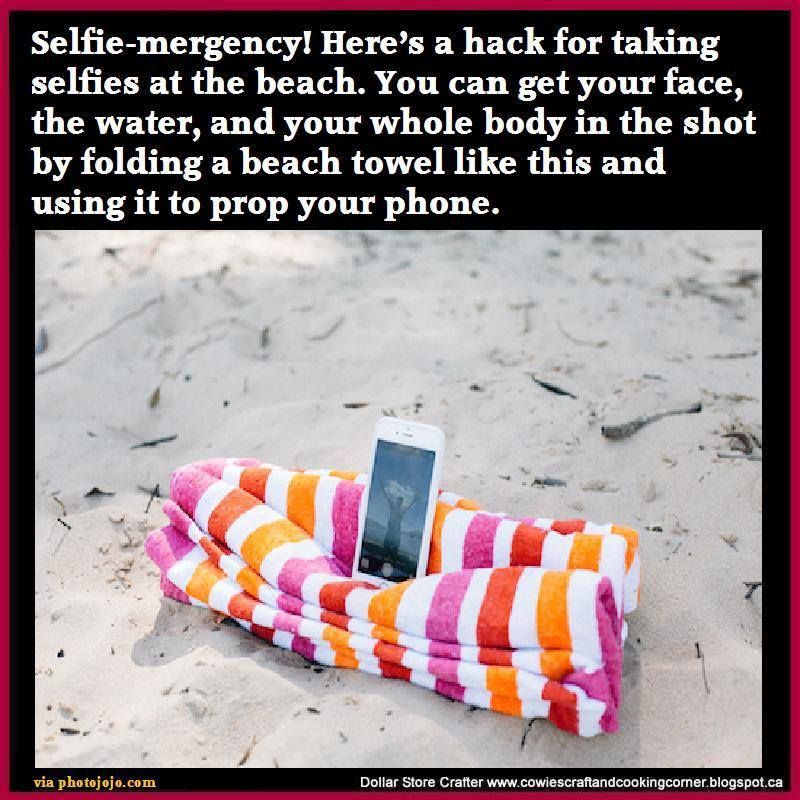 Beach Selfie Emergency ~ Beach Hack