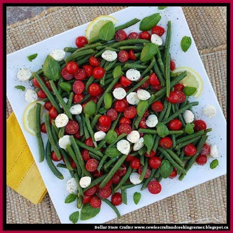 Summertime Caprese Green Bean Salad