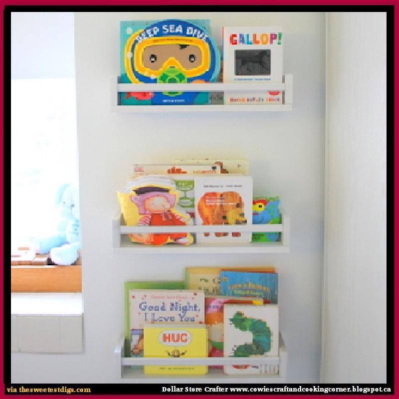 Turn Spice Racks Into Bookshelves ~ IKEA Hack