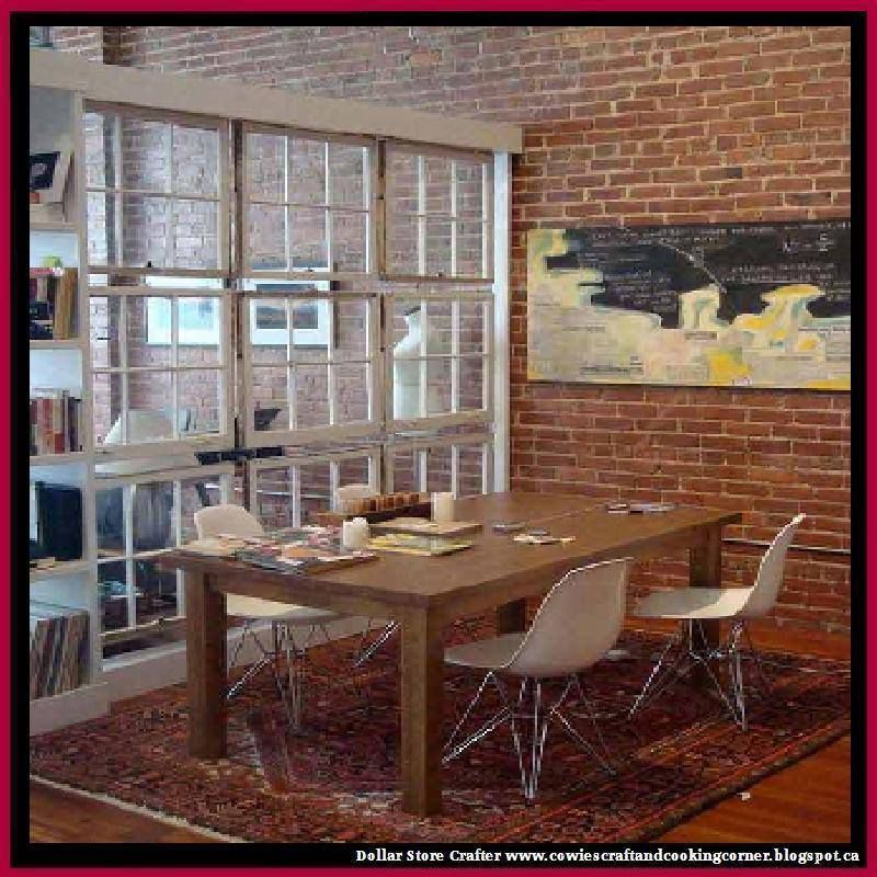 Turn Old Windows Into Room Dividers