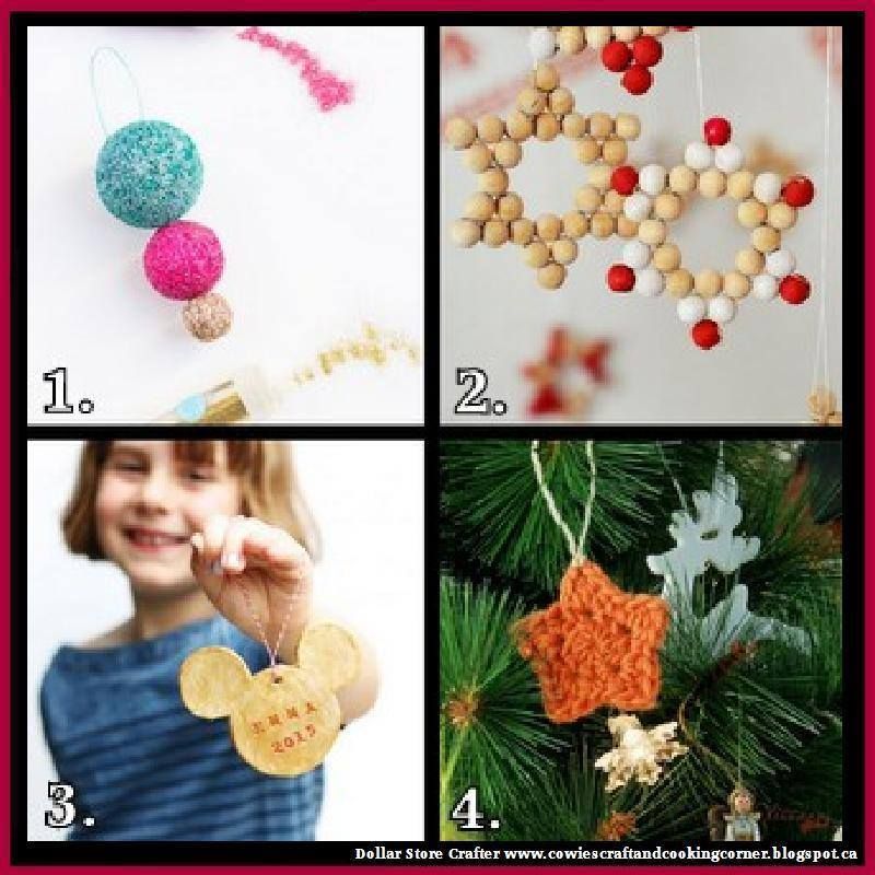 4 Homemade Christmas Ornaments
