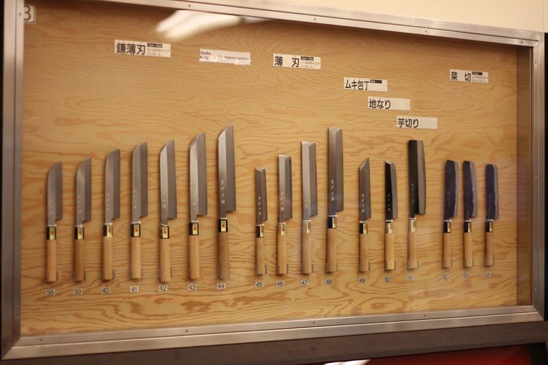 1.3.1 Les types de lames - Japanese knives / Couteaux japonais
