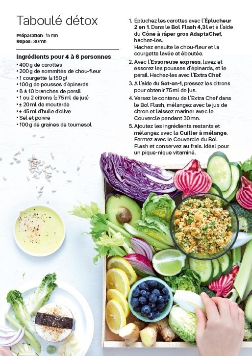 Taboule Detox Les Ateliers Tupperware De Mathilde