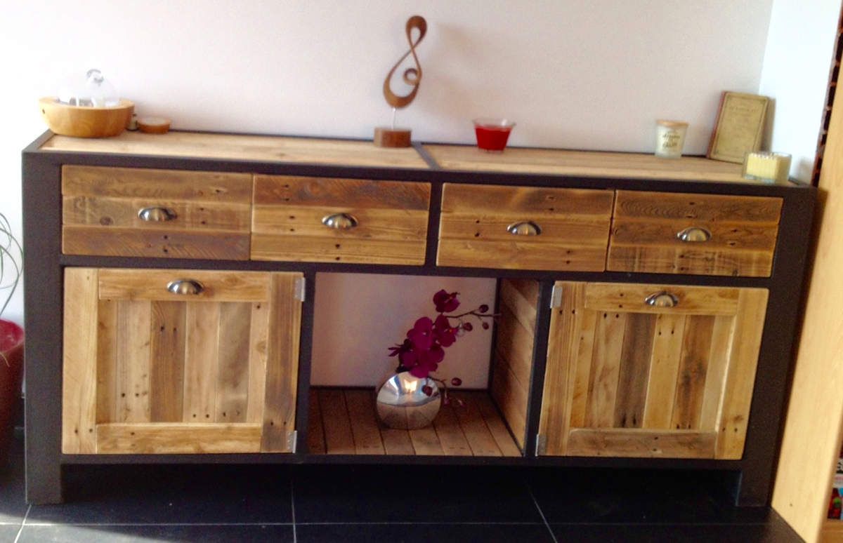 Buffet En Palette 28 Images Fabrication D Un Buffet En Bois De