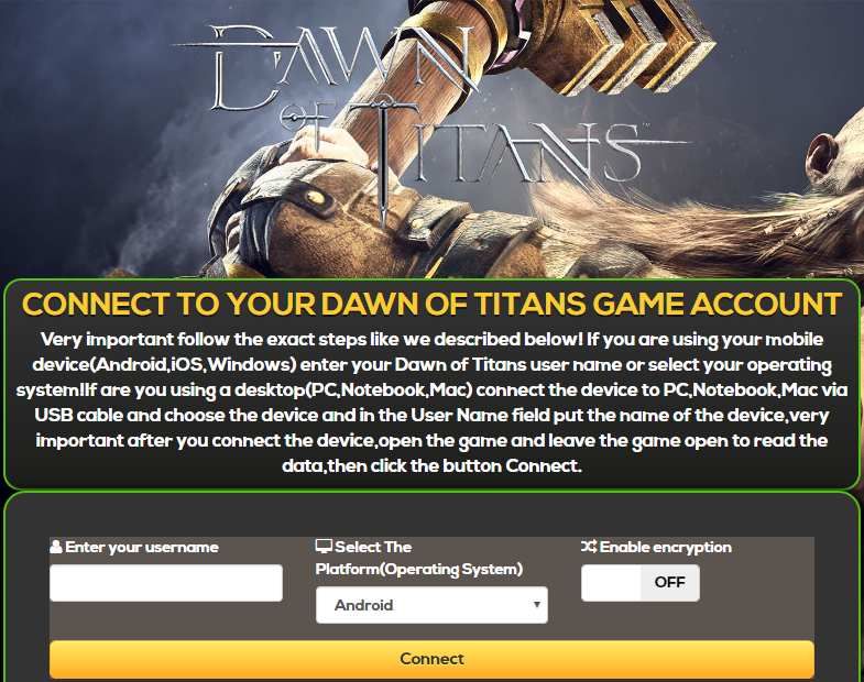 dawn of titans gem hack