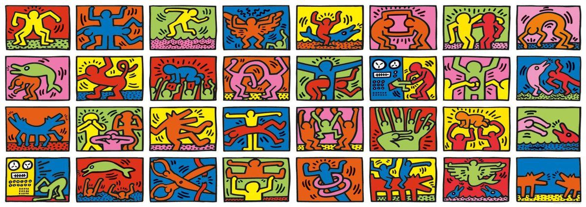 Puzzle Keith Haring 32256 pieces  