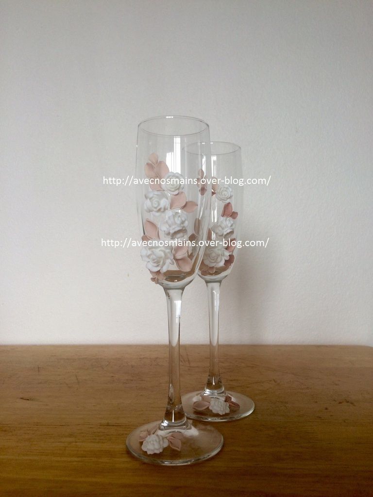 Flûtes Champagne mariage (Tuto) Tout ce qu'on peut faire avec nos mains