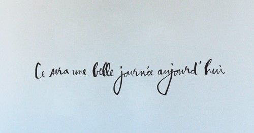 Pensée du jour...