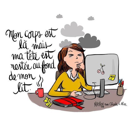 Dur dur le lundi matin! Love&Co Dur dur le lundi matin! Love&Co