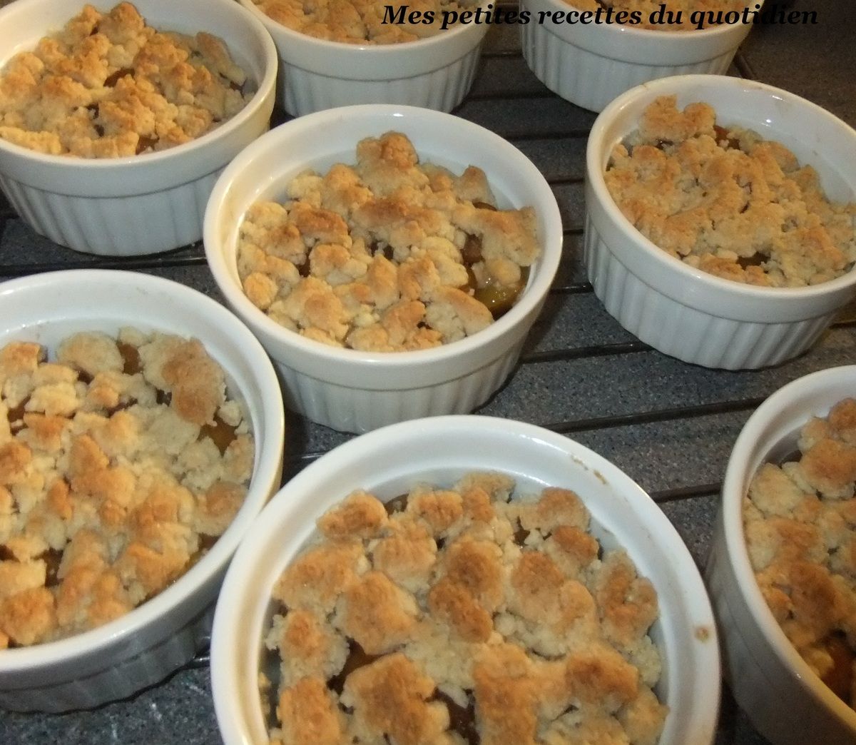 Crumble aux mirabelles thermomix ou non - Mes petites ...