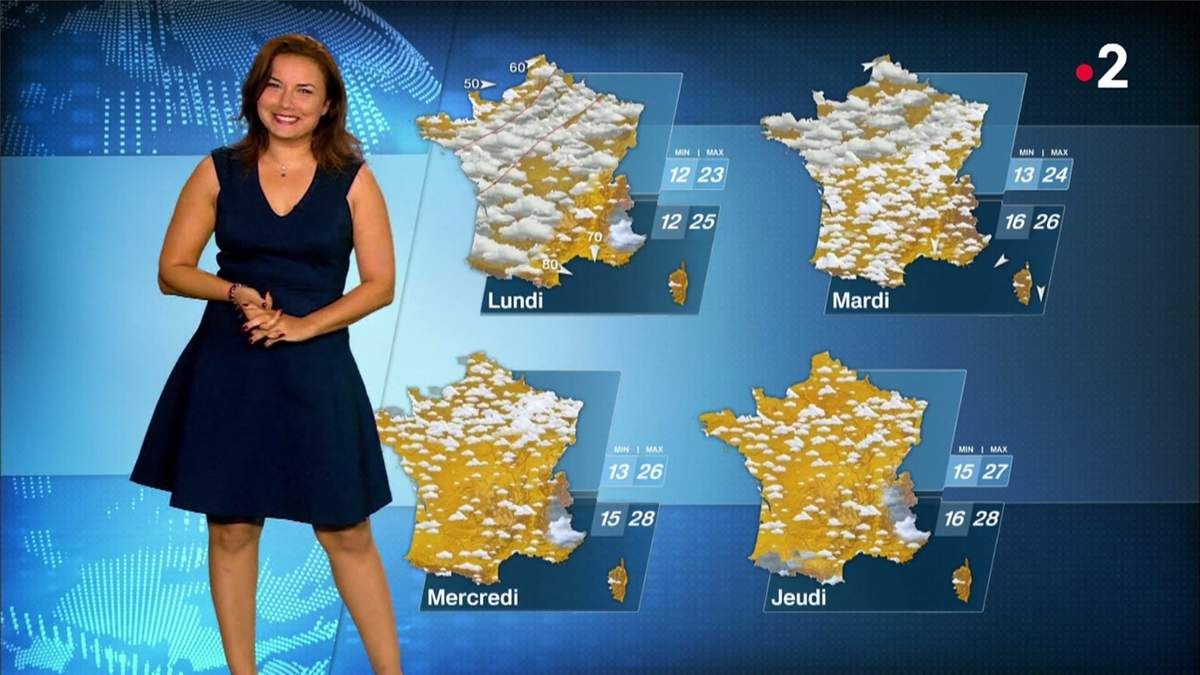 Qui Presente La Meteo Sur France 3 Anaïs Baydemir Météo France 2 le 15.06.2018 - Les Caps de TomA