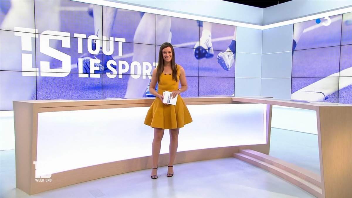 Flore Maréchal Tout Le Sport France 3 le 21.06.2019 - Les Caps de TomA