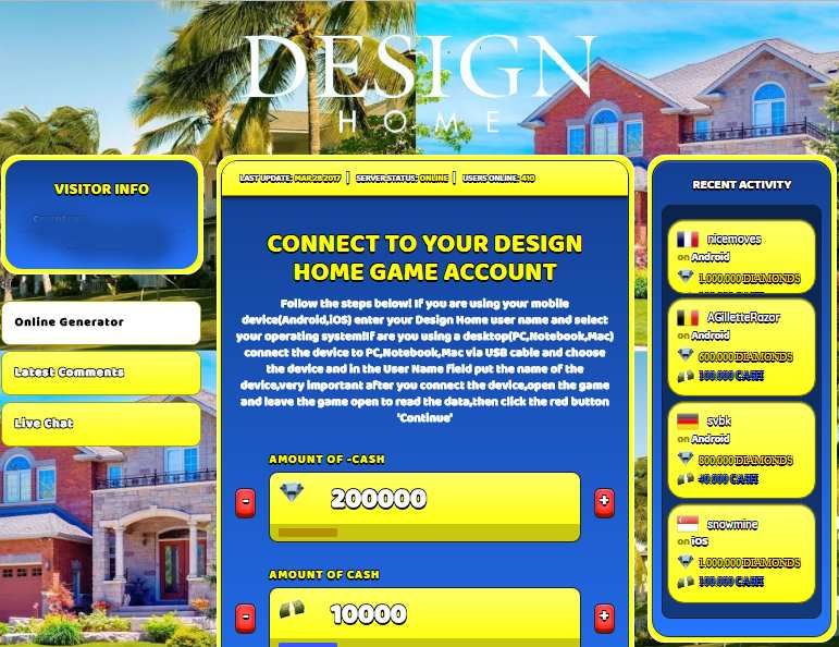 Design Home Hack Cheat Diamonds And Cash Unlimited Design Home