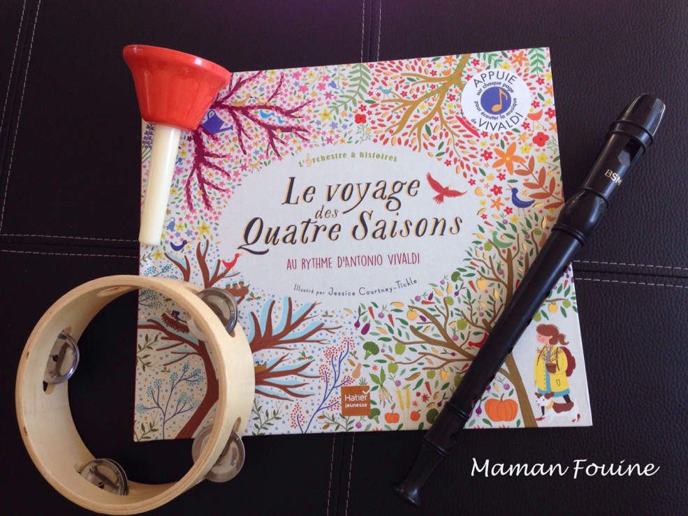 Les Livres Des Saisons Coffret De Voyage Livre sonore : Le voyage des quatre saisons au rythme d'Antonio Vivaldi