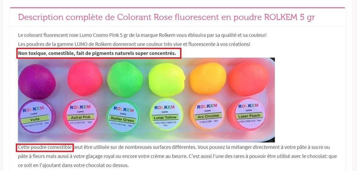 Colorants alimentaires – SYFAB