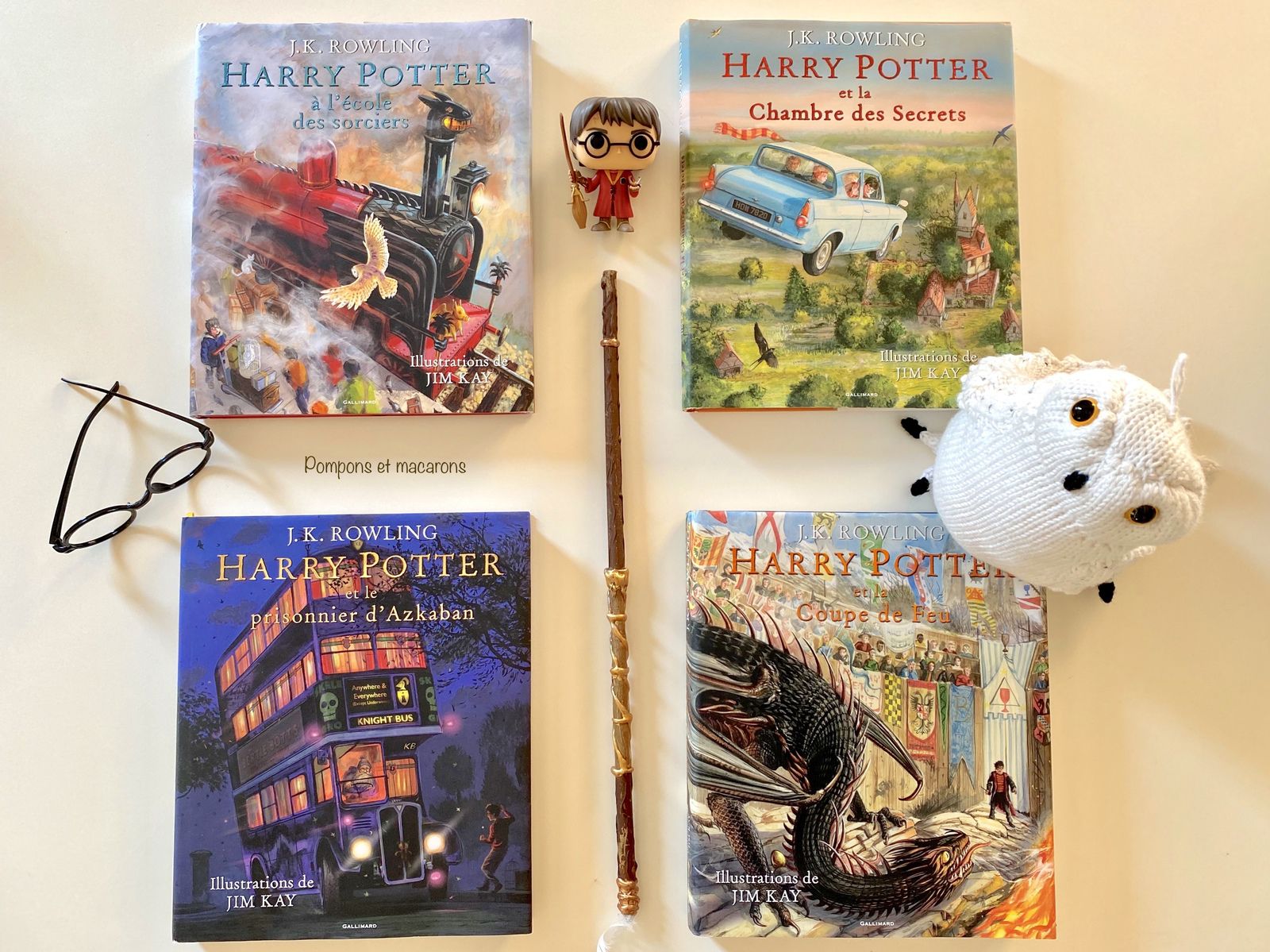 La magnifique collection illustrée des Harry Potter - Pompons et