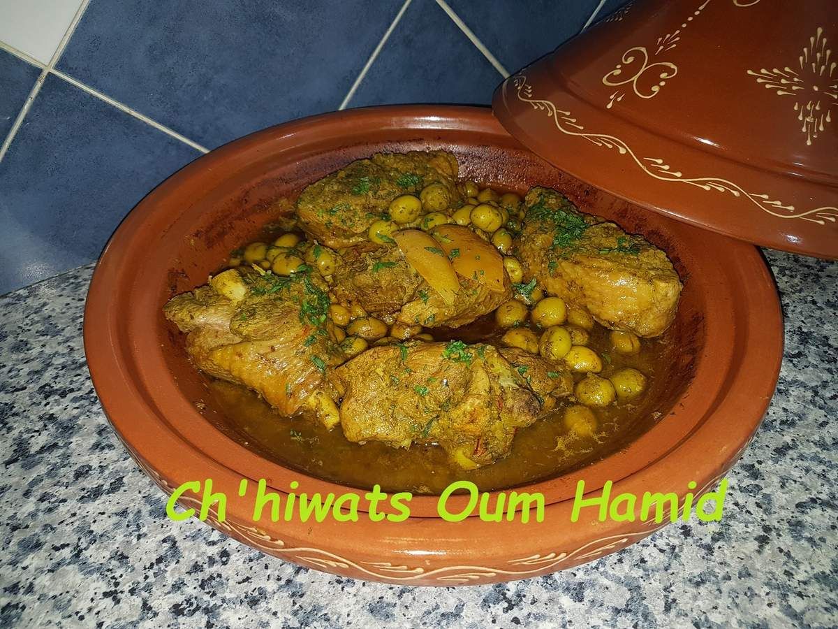 Tajine De Cuisse De Dinde Et Olives طاجين فخد الديك الرومي و الزيتون Ch Hiwats Oum Hamid