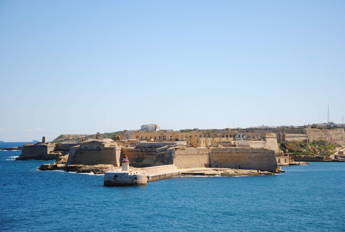 Fort Ricasoli dissenyat per Antoine-Maurice Valpergue