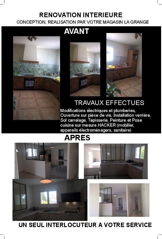 Installation Cuisine Sur Mesure Hacker Verriere Carrelage