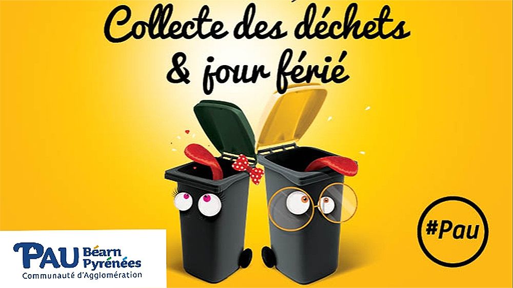 Pau :: Pas de collecte de déchets ce 1er novembre sur l'agglo de Pau / Pau  Infos - Pyrénéesinfo .fr