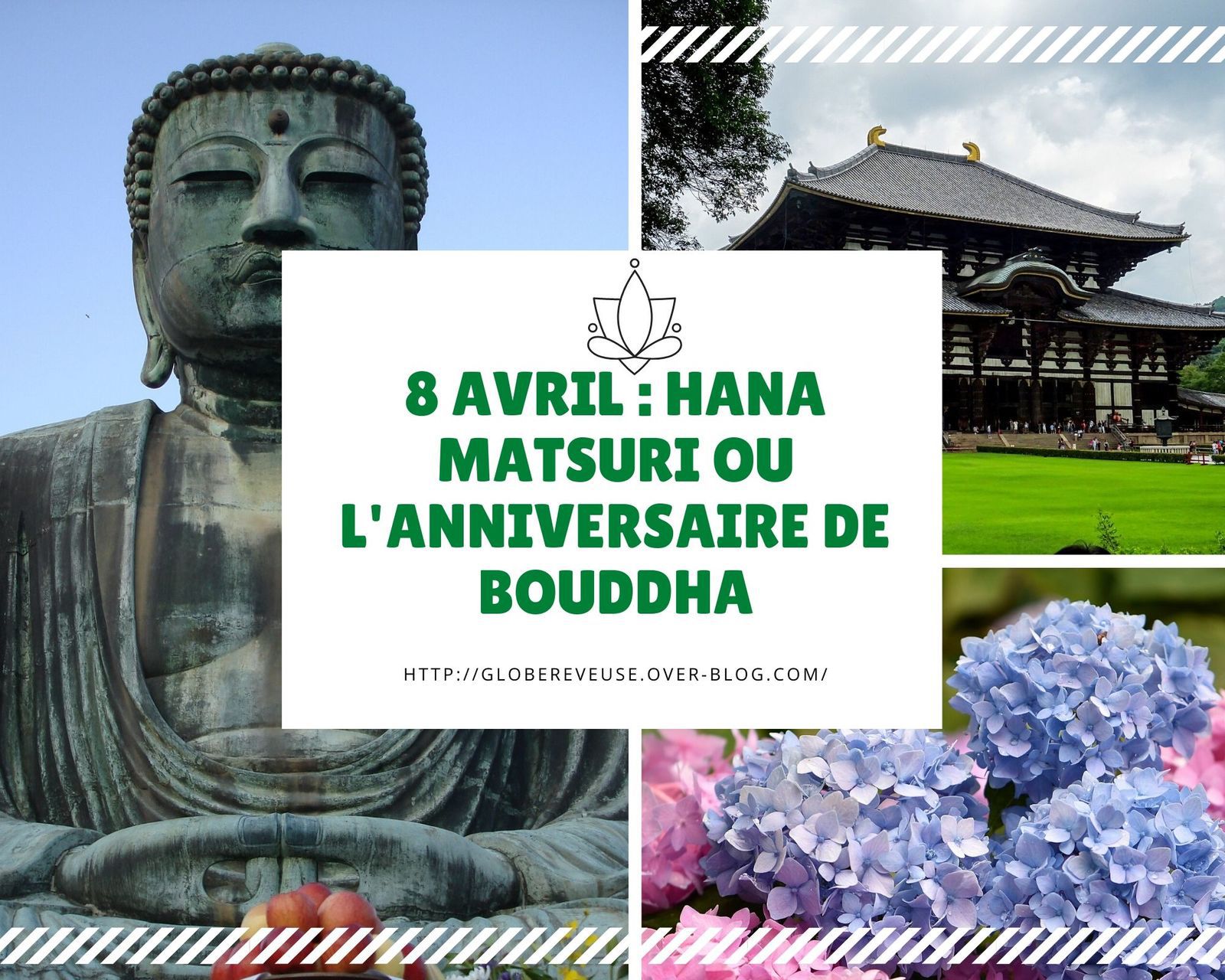 8 Avril : le Hana Matsuri ou l'anniversaire de Bouddha - Globe Rêveuse