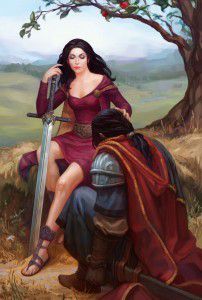 Morgana le Fay and sir Accolon by any-s-kill.devian