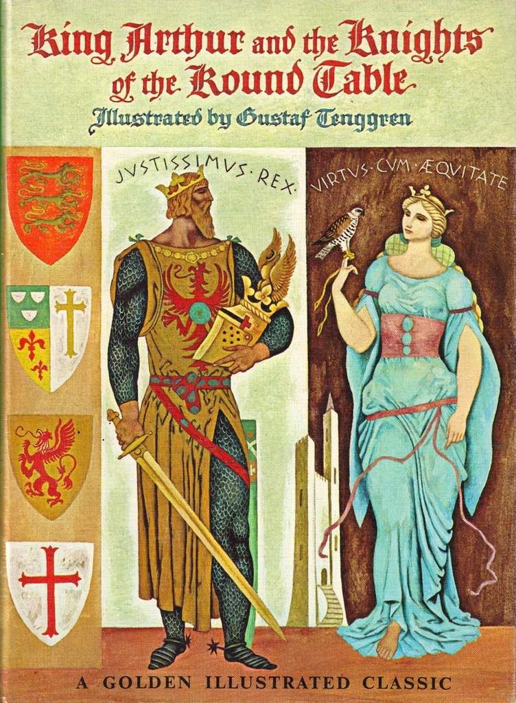 Arthur Les Chevaliers De La Table Ronde "Le Roi Arthur et des Chevaliers de la Table Ronde " illustré par G