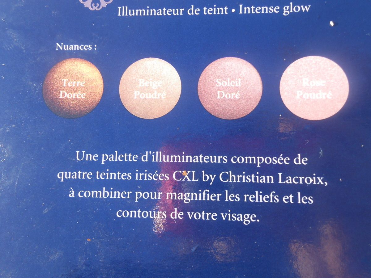 Palette Highlighter Christian LACROIX unpetitmomentensemble.over