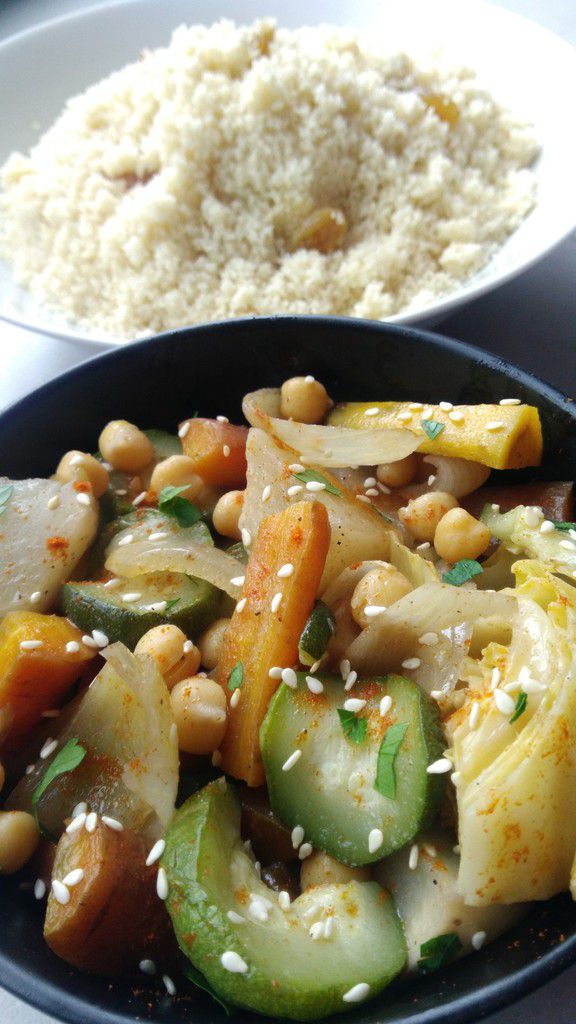 Légumes façon Tajine au Ras El Hanout Les p tits plats de Mili