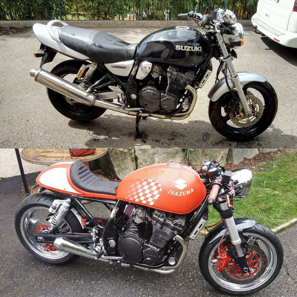 suzuki inazuma 750 cafe racer