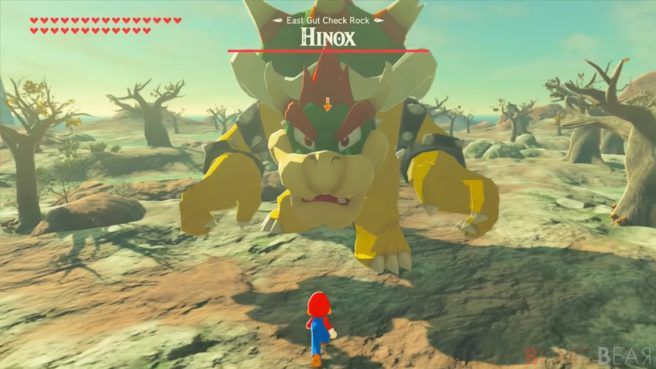 Zelda: Breath of the Wild - Un mod permet à Mario et Bowser de se battre -  Royal Nintendo Switch