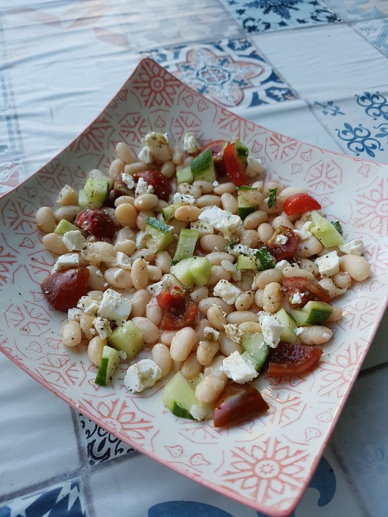 Salade De Haricots Blancs Des Grumeaux Dans Ma Cuisine