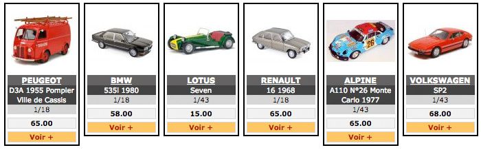 rs automobile miniature