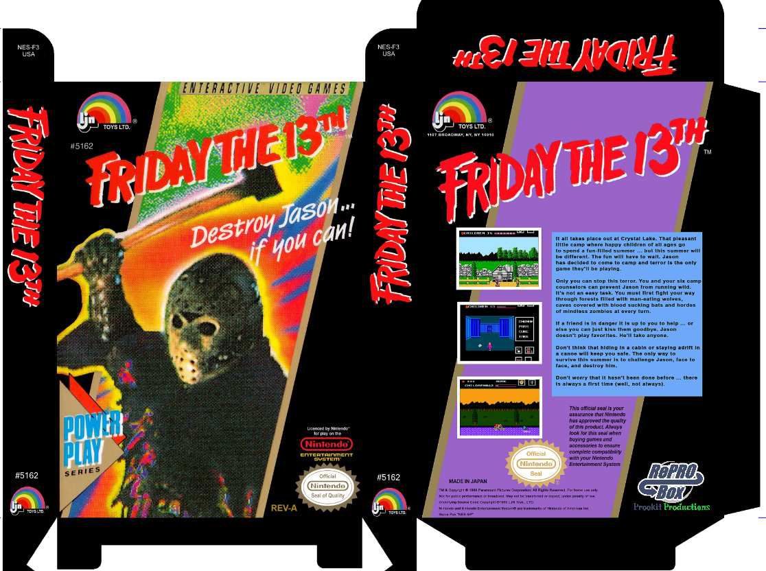 Vendredi 13 / Friday the 13th [NES] - Game Review - Critiques et tests de  jeux